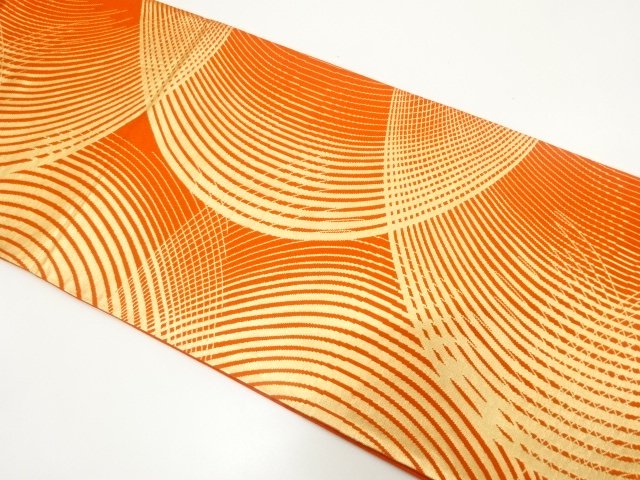 JAPANESE KIMONO / FUKURO OBI / WOVEN ABSTRACT PATTERN